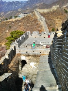 The stairs wouldn't be so bad if they weren't SO steep and SO uneven. But they are. And this is the restored portion. 