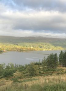 Loch Ness on a sunny autumn morning